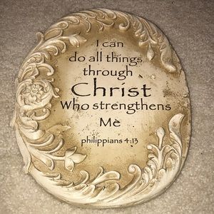 Philippians 4:13 Wall Plaque